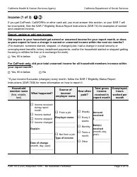 Form SAR7B Sar 7 Eligibility Status Report - California, Page 5