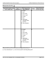 Form SAR7B Sar 7 Eligibility Status Report - California, Page 9