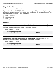 Form SAR7 Eligibility Status Report - California, Page 2