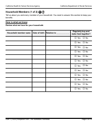 Form SAR7 Eligibility Status Report - California, Page 4