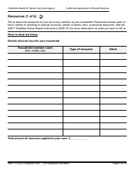 Form SAR7 Eligibility Status Report - California, Page 9