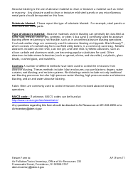 API Form T1 General Survey Form - Abrasive Blasting - Rhode Island, Page 2