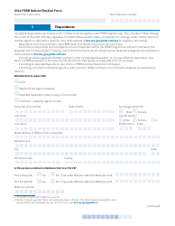 Form A (HCA51-4031) Pebb Retiree Election Form - Washington, Page 8
