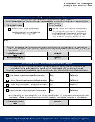 Participant Menu Modification - Child and Adult Care Food Program - Arizona, Page 2