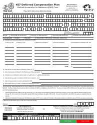 Deferral Acceleration for Retirement (Dar) Form - 457 Deferred Compensation Plan - New York City, Page 2