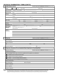 Form LIC61 Physical Examination Form - New York City, Page 2