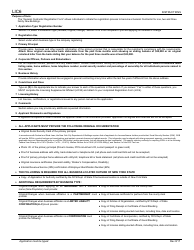 Document preview: Instructions for Form LIC6 General Contractor Registration Form - New York City