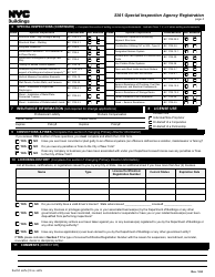 Form SIA1 Special Inspection Agency Registration - New York City, Page 2