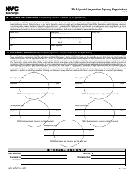 Form SIA1 Special Inspection Agency Registration - New York City, Page 3
