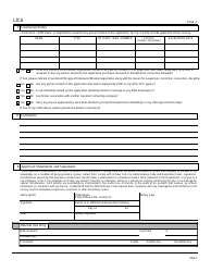 Form LIC6 General Contractor Registration Form - New York City, Page 2