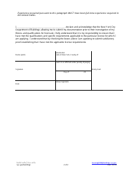 Supplemental Investigation Questionnaire: Concrete Safety Manager - New York City, Page 2