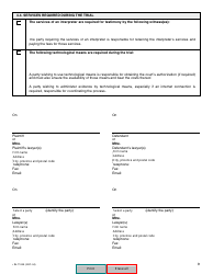 Form SJ-1100A Application for Setting Down for Trial and Judgment - Quebec, Canada, Page 10