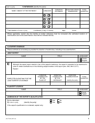 Form SJ-1100A Application for Setting Down for Trial and Judgment - Quebec, Canada, Page 7