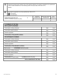 Form SJ-1100A Application for Setting Down for Trial and Judgment - Quebec, Canada, Page 9