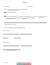 Form SJ-1102A Application to Have a Case Set Down for Judgment by Default - Quebec, Canada, Page 3