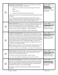 Mi Consumer Financial Services Class I License New Application Checklist (Company) - Michigan, Page 9