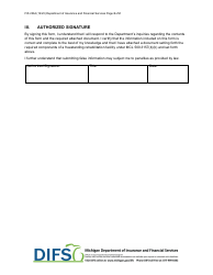 Form FIS2364 Application for Designation as a Freestanding Rehabilitation Facility - Michigan, Page 2