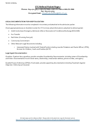 Care Traffic Control Referral Checklist Reference Guide - New Hampshire, Page 2
