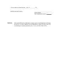 Authorization for Release Affidavit (Individual(S) or Parent(S)) - Alabama, Page 2