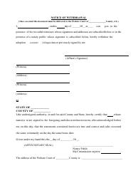 Consent or Relinquishment of Minor for Adoption - Alabama, Page 5