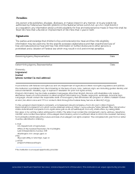 Disclosure Agreement for Information With Other Programs - Arizona, Page 3