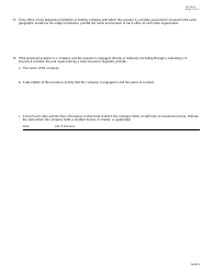Form FR2081A Interagency Notice of Change in Control, Page 10
