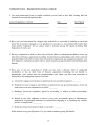 Application for Authority to Organize a Trust Company - Idaho, Page 15