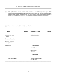 Application for Authority to Organize a Trust Company - Idaho, Page 6