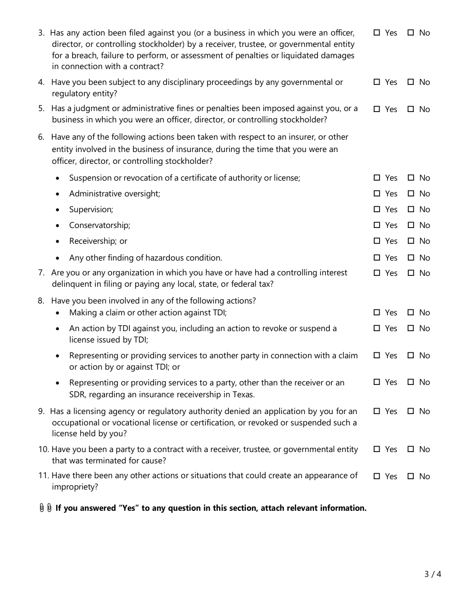 Form FIN616 Rfq Application - Accounting Services - Texas, Page 3