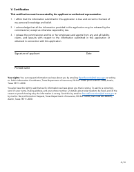 Form FIN616 Rfq Application - Accounting Services - Texas, Page 4