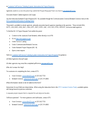 Instructions for Form OTS-16 Network Services/Project Request Form - Louisiana, Page 2