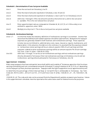 Instructions for Form FAE170, RV-R0011001 Franchise and Excise Tax Return - Tennessee, Page 12