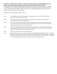 Instructions for Form FAE170, RV-R0011001 Franchise and Excise Tax Return - Tennessee, Page 14