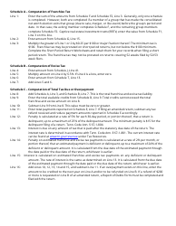 Instructions for Form FAE174, RV-R0012001 Franchise and Excise Financial Institution and Captive Real Estate Investment Trust Tax Return - Tennessee, Page 2