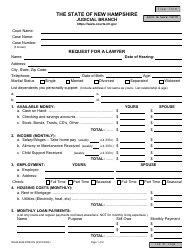 Document preview: Form NHJB-4044-DSSUPE Request for a Lawyer - New Hampshire