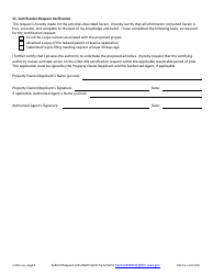 DNR Form 542-0400 Section 401 Water Quality Pre-filing Meeting and Certification Request Form - Iowa, Page 6
