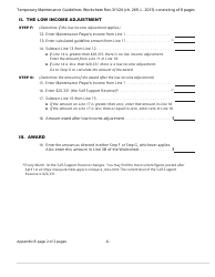 Temporary Maintenance Guidelines Worksheet - New York, Page 6