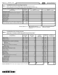 Form ST-100.7 Schedule H Report of Clothing and Footwear Sales Eligible for Exemption - 4th Quarter - New York, Page 2