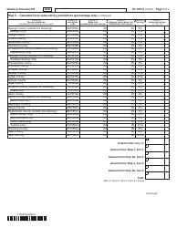 Form ST-100.10 Schedule FR Sales and Use Tax on Qualified Motor Fuel and Highway Diesel Motor Fuel - 4th Quarter - New York, Page 3