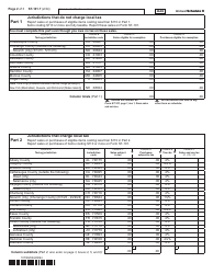 Form ST-101.7 Schedule H Report of Clothing and Footwear Sales Eligible for Exemption - Annual - New York, Page 2