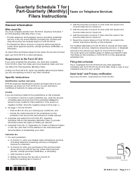 Form ST-810.8 Schedule T Taxes on Telephone Services - 4th Quarter - New York, Page 2