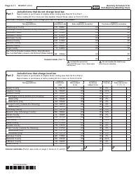 Form ST-810.7 Schedule H Report of Clothing and Footwear Sales Eligible for Exemption - 4th Quarter - New York, Page 2