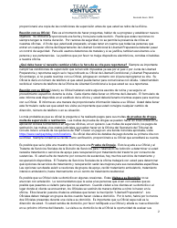 Lista De Control Para Clientes/As Nuevos/As - Kentucky (Spanish), Page 2