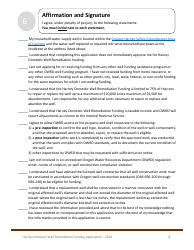 Harney Domestic Well Remediation Funding Application - Oregon, Page 9