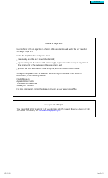 Form E676 Notice of Objection (Air Travellers Security Charge Act) - Canada, Page 2