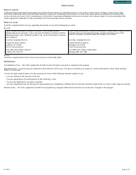 Form RC729 Request for Waiver or Cancellation of Tax on Your Excess Fhsa Amount - Canada, Page 2