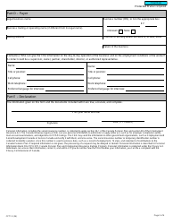 Form CPT1 Request for a Cpp/Ei Ruling - Employee or Self-employed - Canada, Page 2