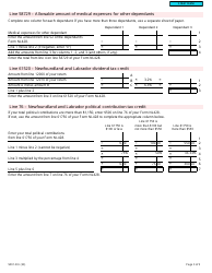 Form 5001-D Worksheet NL428 Newfoundland and Labrador - Canada, Page 3