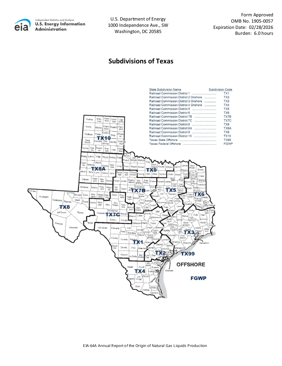 Instructions for Form EIA-64A Nnual Report of the Origin of Natural Gas Liquids, Page 13