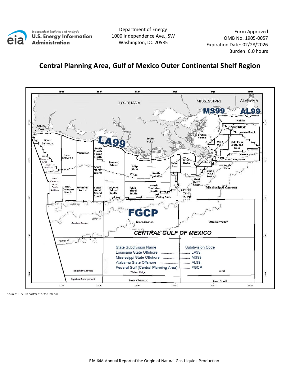 Instructions for Form EIA-64A Nnual Report of the Origin of Natural Gas Liquids, Page 16